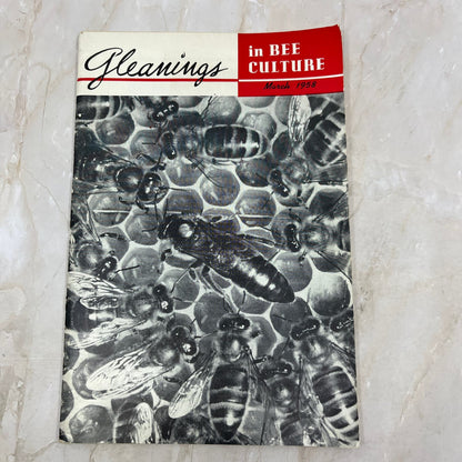 1958 Mar Gleanings in Bee Culture Beekeeping Magazine A.I. Root Co Medina OH TD5