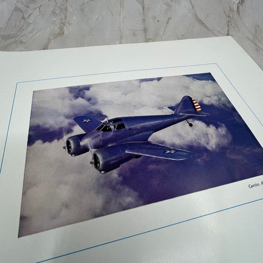 The Curtiss AT-9 Trainer Vintage Print 10.5x13 FL6-4