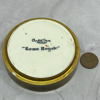 Vintage Carlton Ware Rouge Royale Cloisonne Trinket Dish SC1