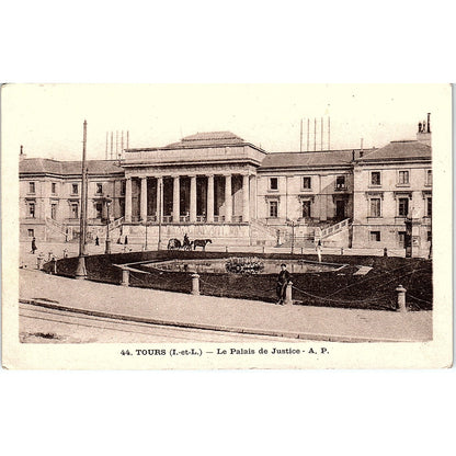 Le Palais De Justice French Antique Postcard PE10