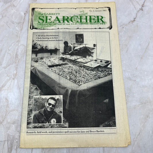 1983 Jan The Garrett Searcher Newsletter Treasure Search Electronic Recovery M11