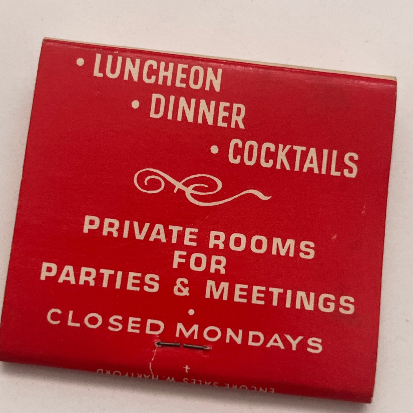 Sanford Barn Restaurant Hamden CT Vintage Matchbook Cover TB8-MB2-4