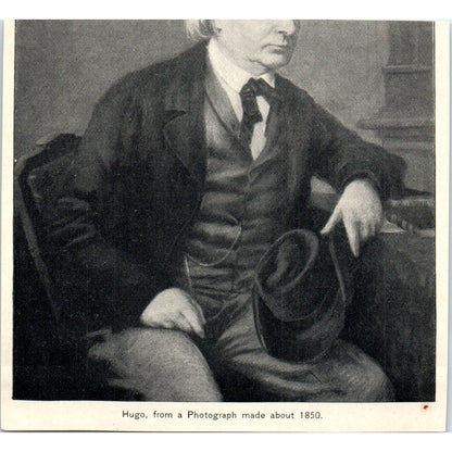 Victor Hugo Etching by Salmon Print 1892 Magazine Ad AK5-H8