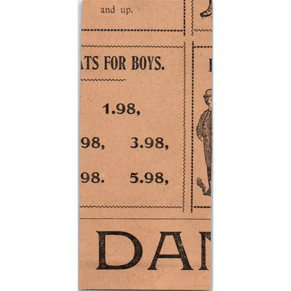 C.L. & G.R. Goodwin Men's Shoes Hartford 1901 Newspaper Ad AD8-H3