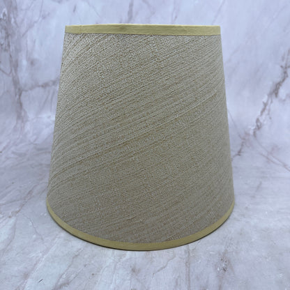 Vintage MCM Beige MCM Clip-on Tapered Drum Lamp Shade 6.75x8"