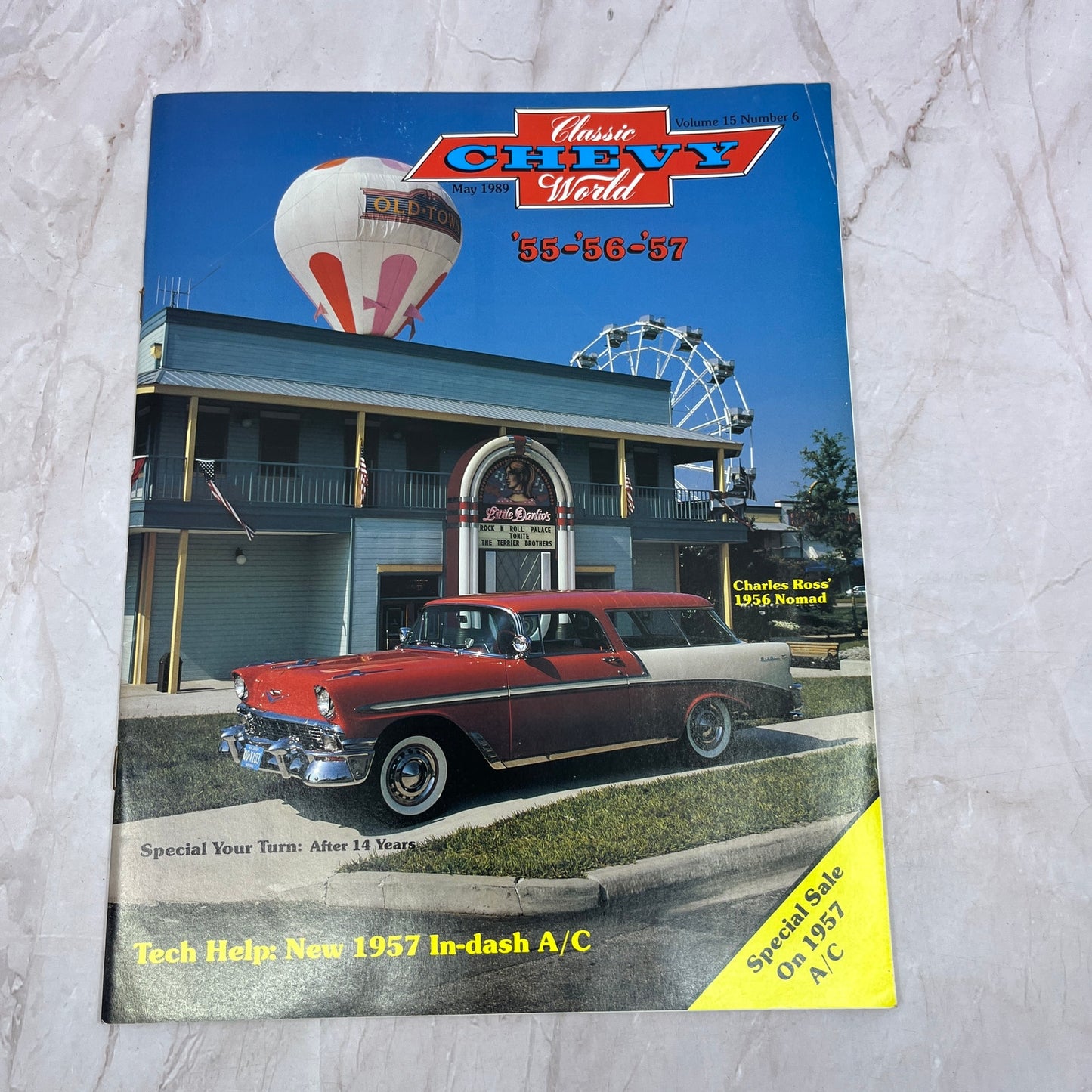 In-Dash AC - '55, '56, '57 Classic Chevy World Magazine - May 1989 M29