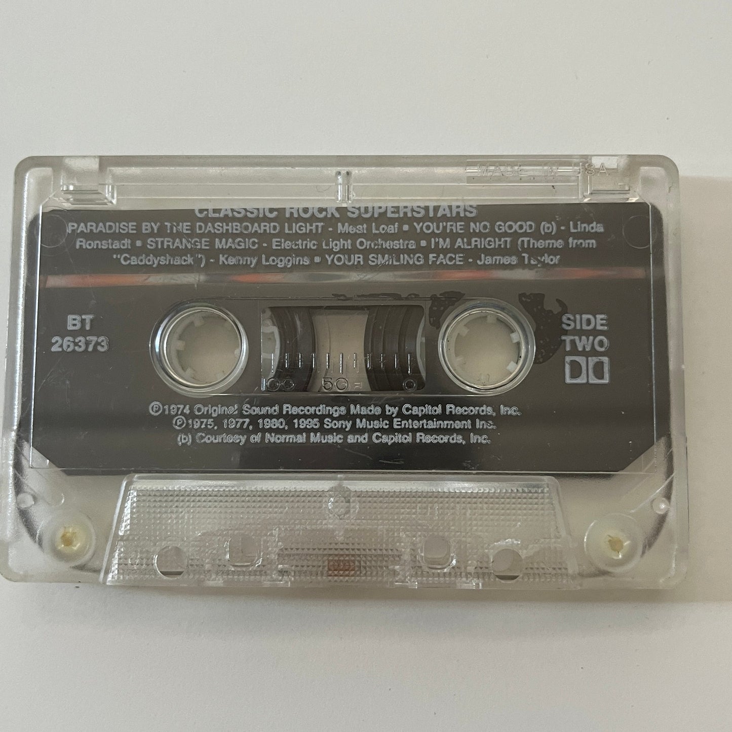 Classic Rock Superstars Greatest Hits Cassette Tape TB6-OT1