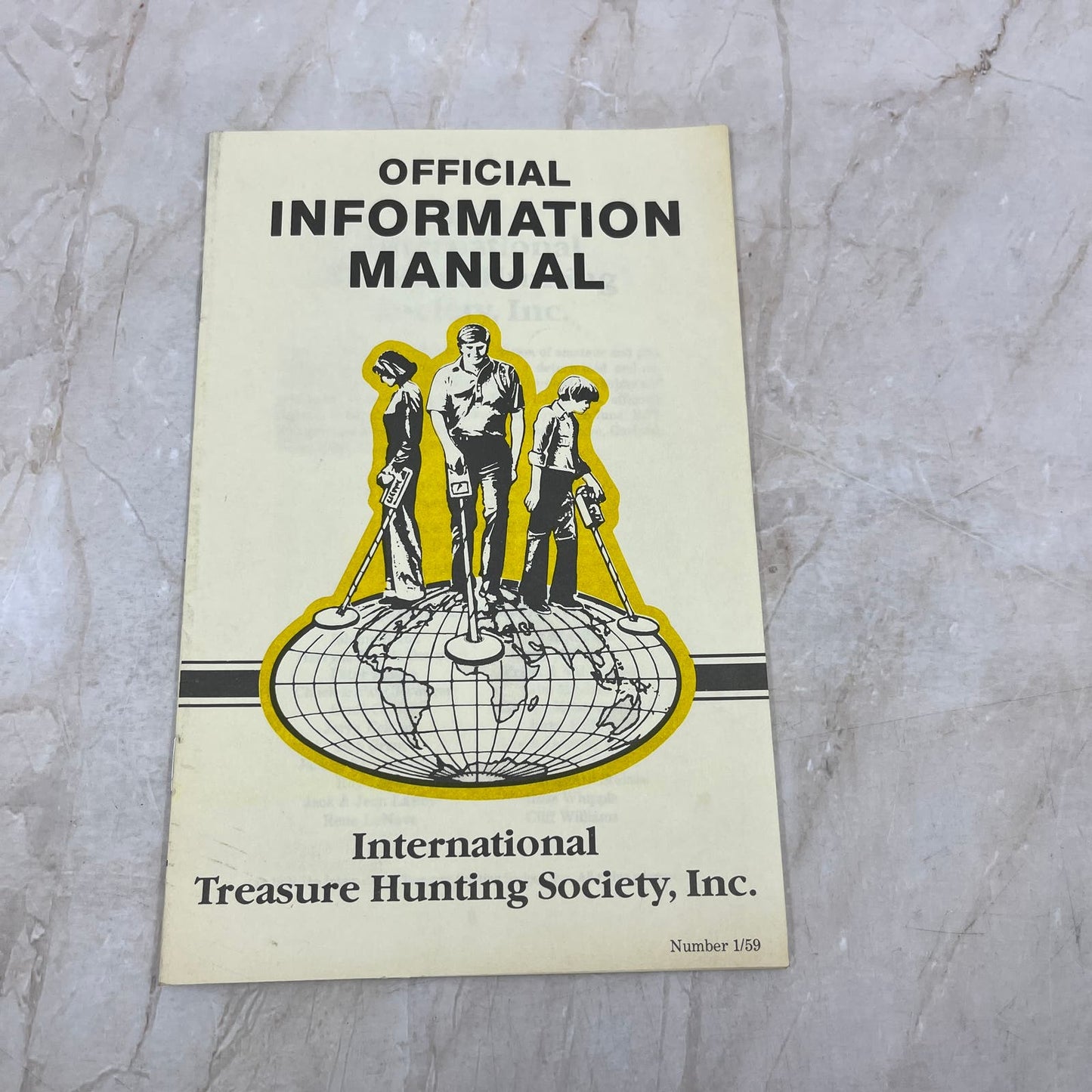 1979 International Treasure Hunting Society, Inc Official Information Manual M11