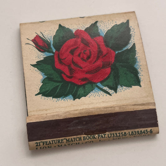 Buell's Flowers Midtown Plaza Elmira NY Vintage Matchbook Cover TB8-MB2-6