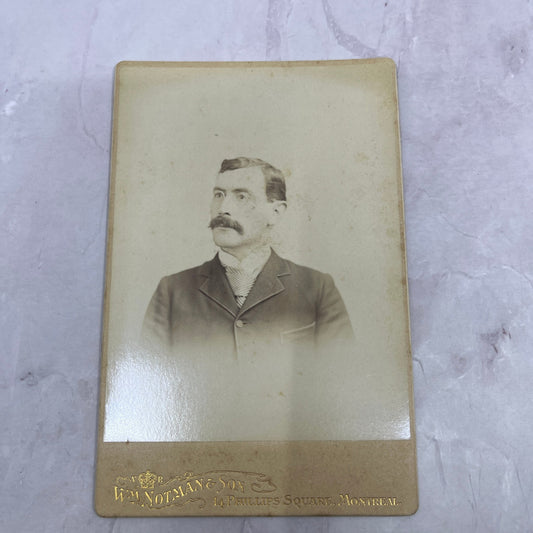 Man With Glasses Wm.Notman & Son Montreal 4x6 Antique CDV Card Photograph TC5-RD