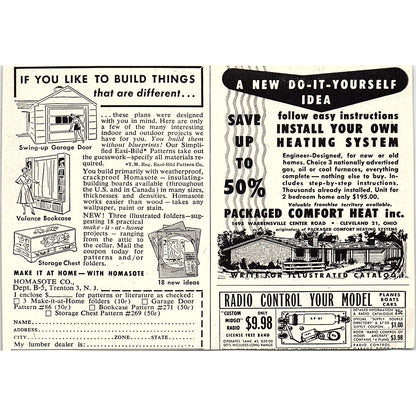 Dremel Straight Line Action Sanders Racine WI 1955 Ad AG1-5
