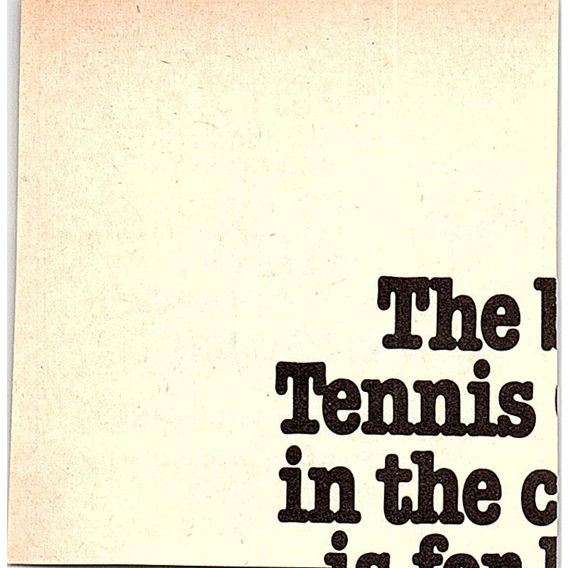 Table Tennis Yasaka Paddles Nittaku Balls Warr Acres OK 1977 Ad AF3-Q3