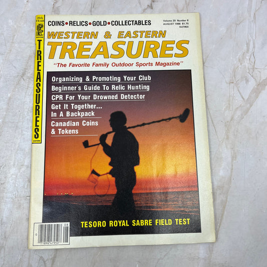1986 Aug - Western & Eastern Treasures Magazine - Treasure Hunting Gold M12