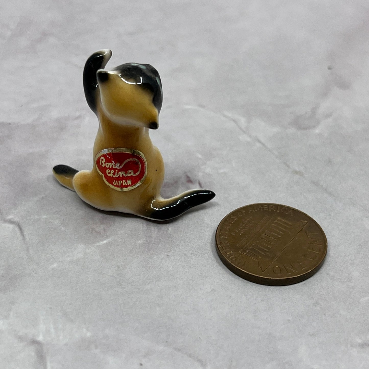 1950s Bone China Siamese Cat Miniature Japan 1.25" SE2-2