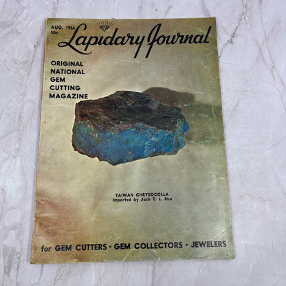 Taiwan Chrysocolla Jack T. L. Hsu - Lapidary Journal Magazine - Aug 1966 M26