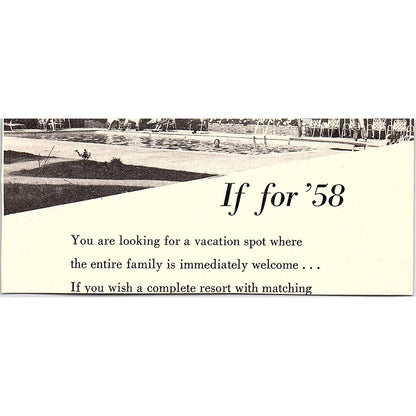 Hupp Hotel Estes Park CO 1958 Ad AG1-M4