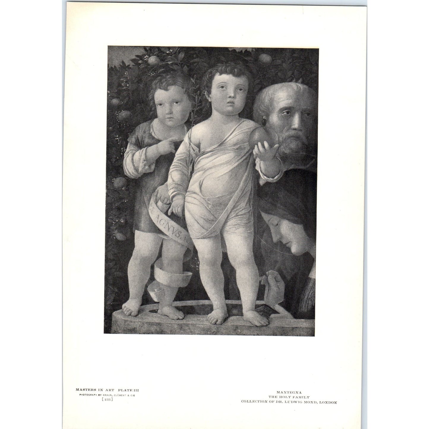 The Holy Family -  Mantegna c1905 Art Print D15