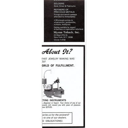 Ned's Rock Corner YAG Lemon Grove California 1972 Ad AF8-2