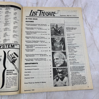 1982 Sept - Lost Treasure Magazine - Treasure Hunting Gold Prospecting M15