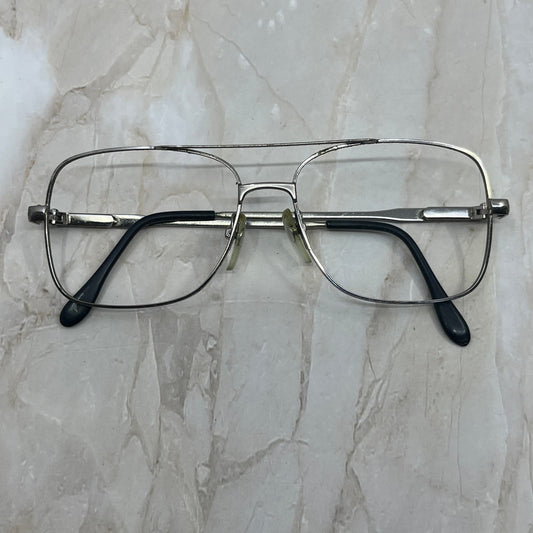 Retro Men’s Silver Tone Aviator Sunglasses Eyeglasses Frames TD7-G5-3