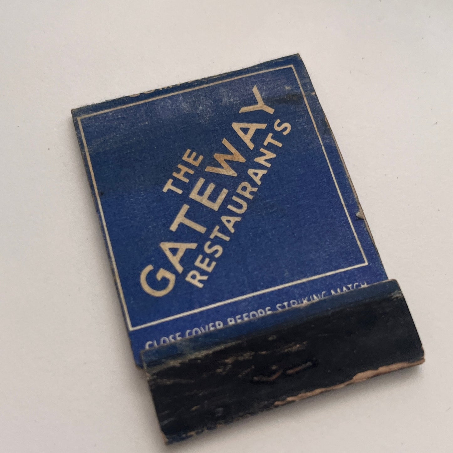 Gateway Restaurants Grand Central Terminal Oyster Bar Vintage Matchbook TB8-MB-6