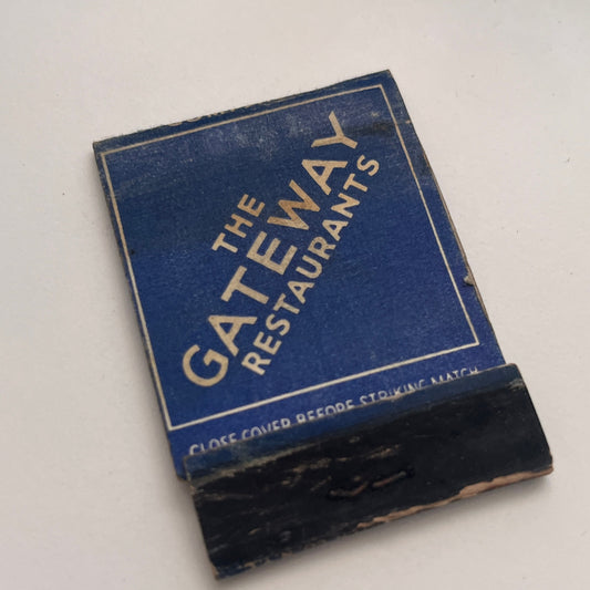 Gateway Restaurants Grand Central Terminal Oyster Bar Vintage Matchbook TB8-MB-6