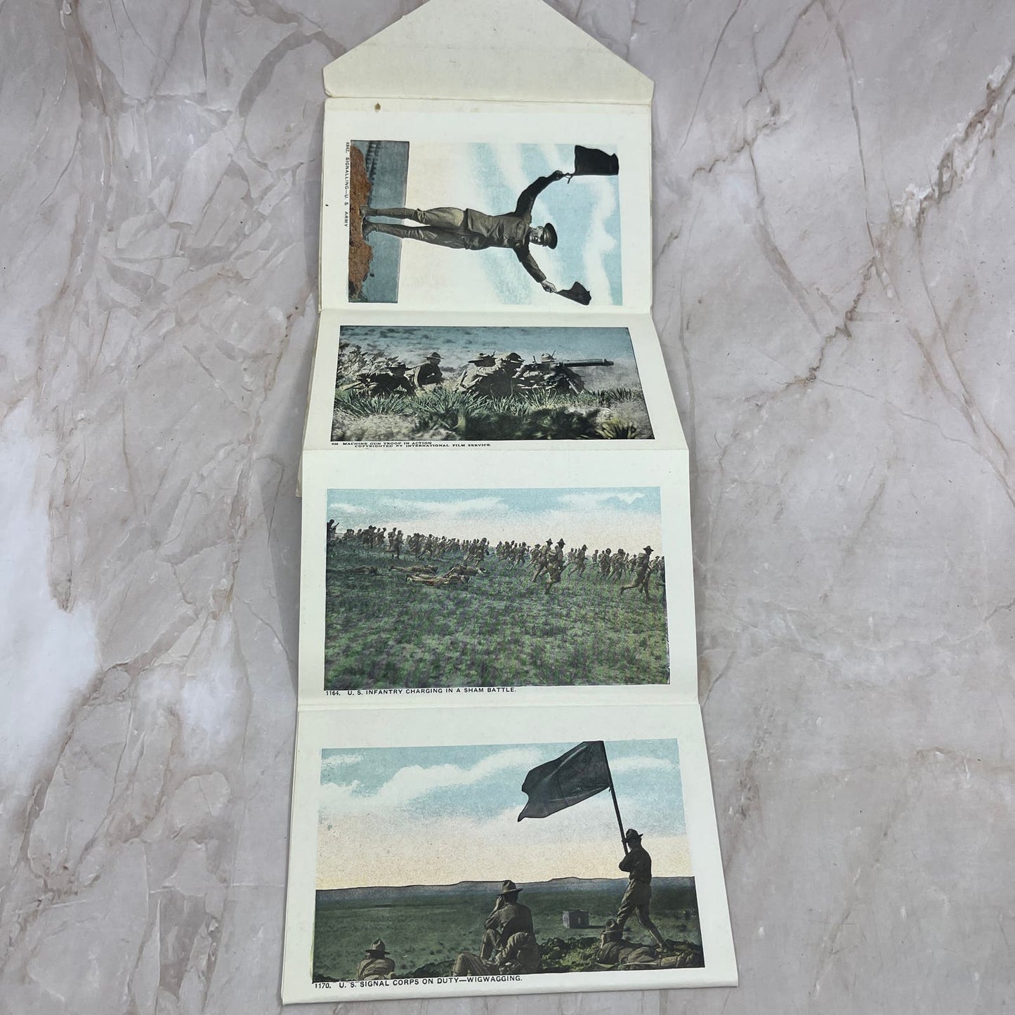c1910 Camp Gordon Chamblee GA Souvenir Folder Book Fold-Out TI8-S1