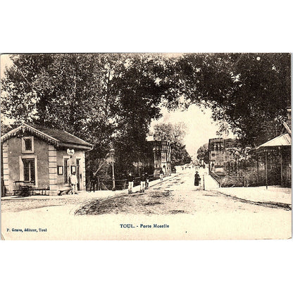 Toul Porte Moselle P. Grave French Antique Postcard PE11