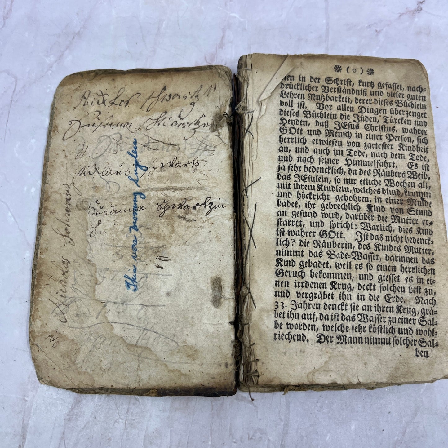 1784 Original German Book on Christianity TA9-B3