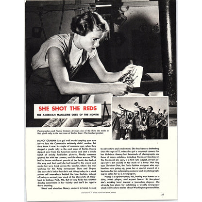 Nancy Graham East Berlin Photographer, Elaine Asch Baby 1953 Clip V26-4