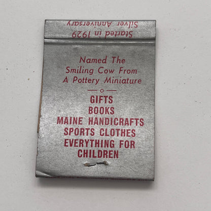 The Smiling Cow Boothbay Harbor Maine Vintage Matchbook Cover TB8-MB-7