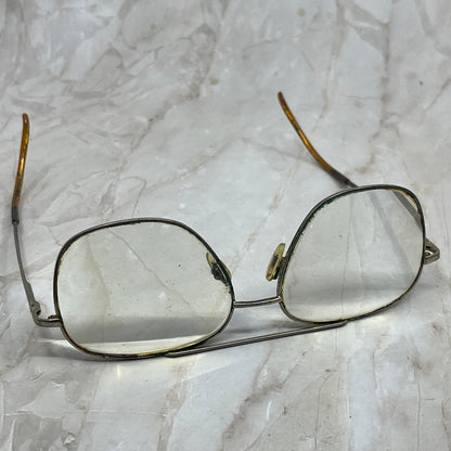 Retro Men’s Gold Tone Aviator Sunglasses Eyeglasses Frames TD7-G3-6