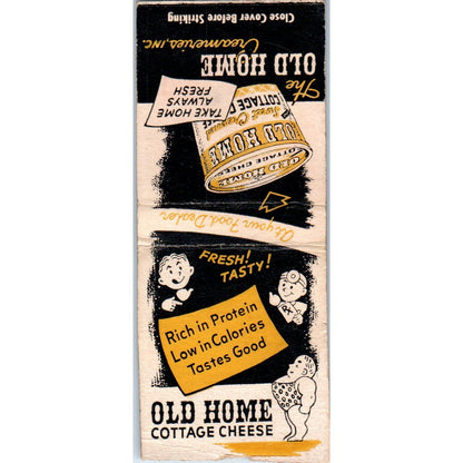 Old Home Cottage Cheese Vintage Matchbook Cover SD2-Y15