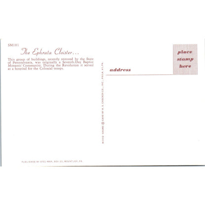 Amish and Mennonite Barn Raising PA Dutch Country Vintage Postcard PD4