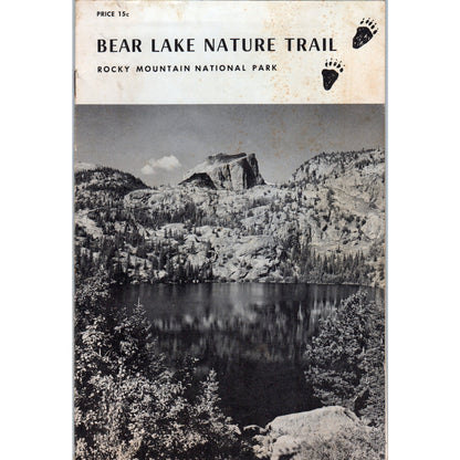 1971 Bear Lake Nature Trail Rocky Mountain National Park Travel Booklet AD8-R8