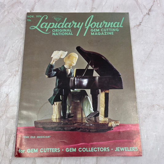 The Old Musician - Lapidary Journal Magazine - Nov 1974 M22