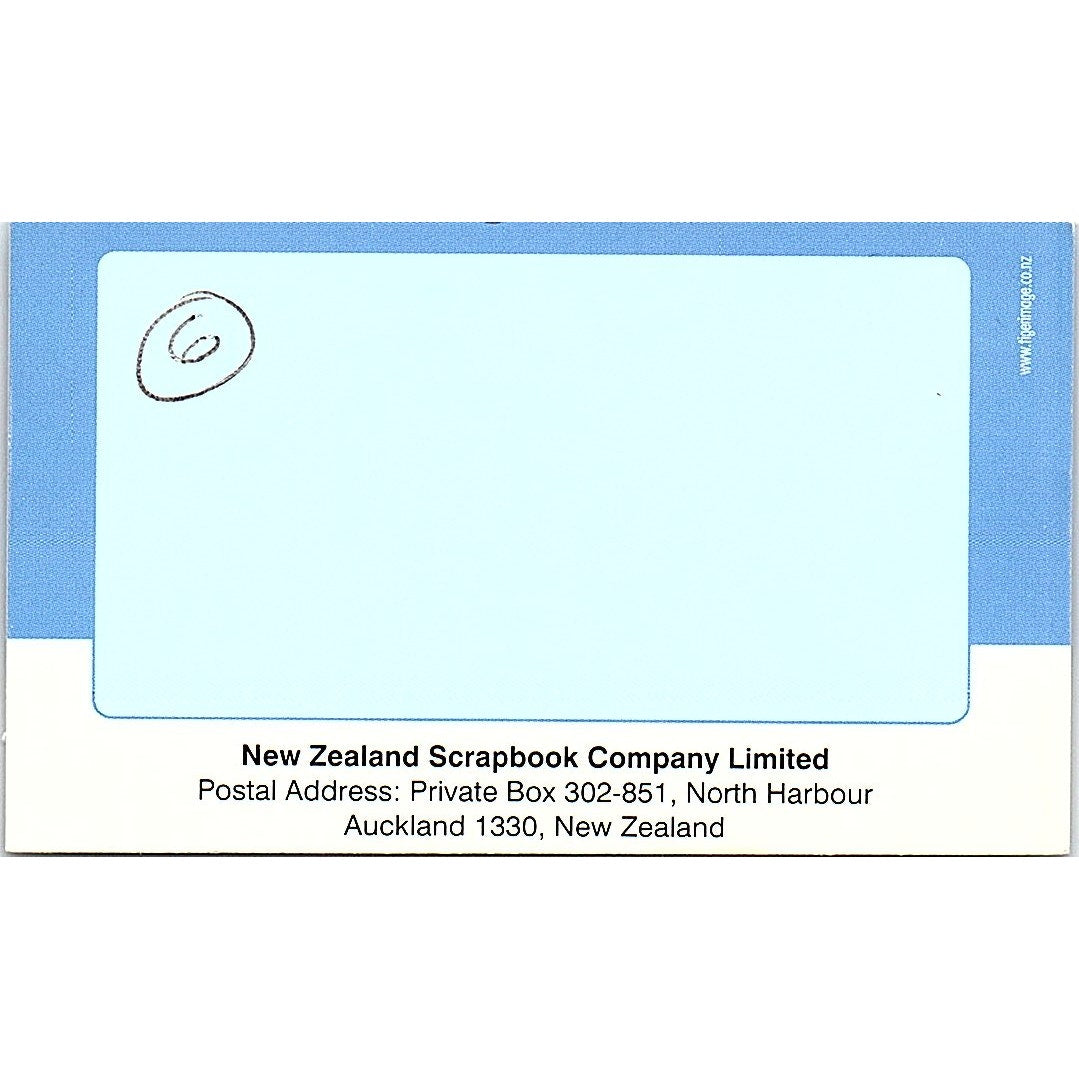 Linda Simpson NZ Scrapbook North Harbour Auckland Vintage Business Card SC9-B9