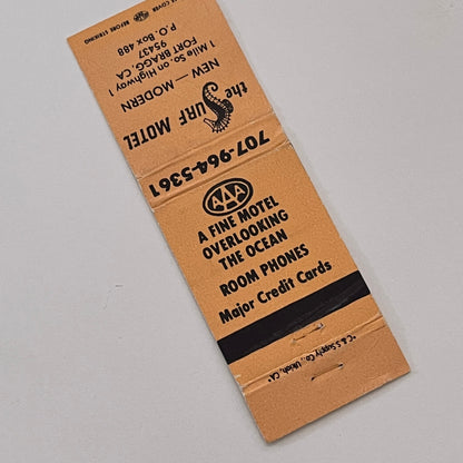 The Surf Motel Fort Bragg CA Vintage Matchbook Cover TB6-MB2-2