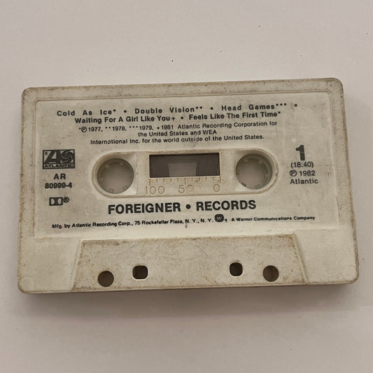 Foreigner - Records Cassette Tape TB6-OT2