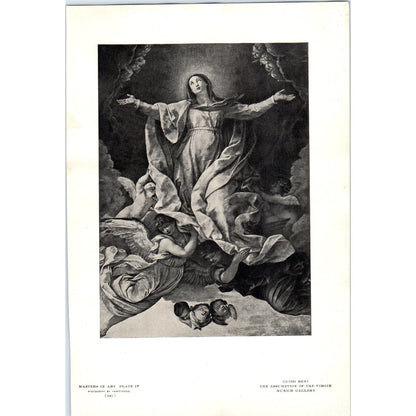 The Assumption of the Virgin - Guido Reni c1905 Art Print D14