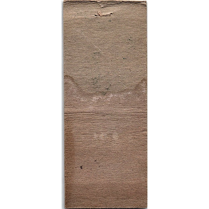 Johnson's Ice & Minnows Fergus Falls MN Pinup Vintage Matchbook Cover SC7-Y5
