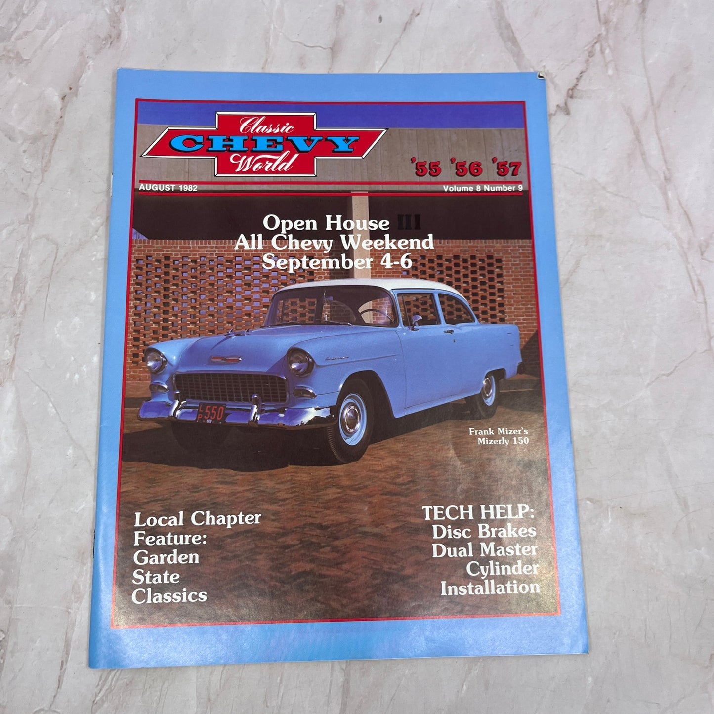 Disc Brakes - '55, '56, '57 Classic Chevy World Magazine - Aug 1982 M29
