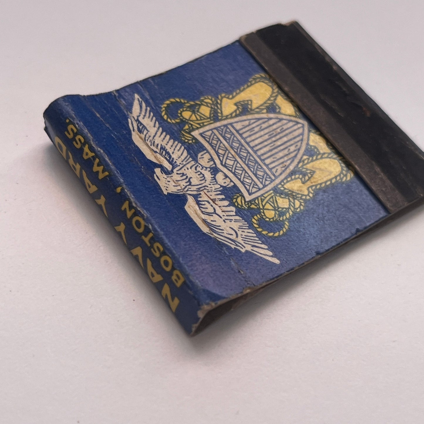 Navy Yard Boston US Frigate Constitution Vintage Matchbook Cover TB8-MB2-8