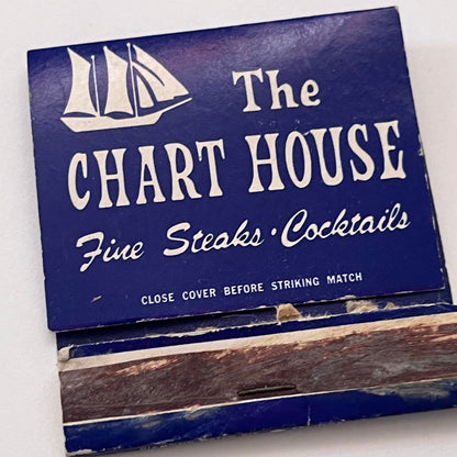 The Chart House Restaurant Fine Steaks Vintage Matchbook Cover TB8-MB-10
