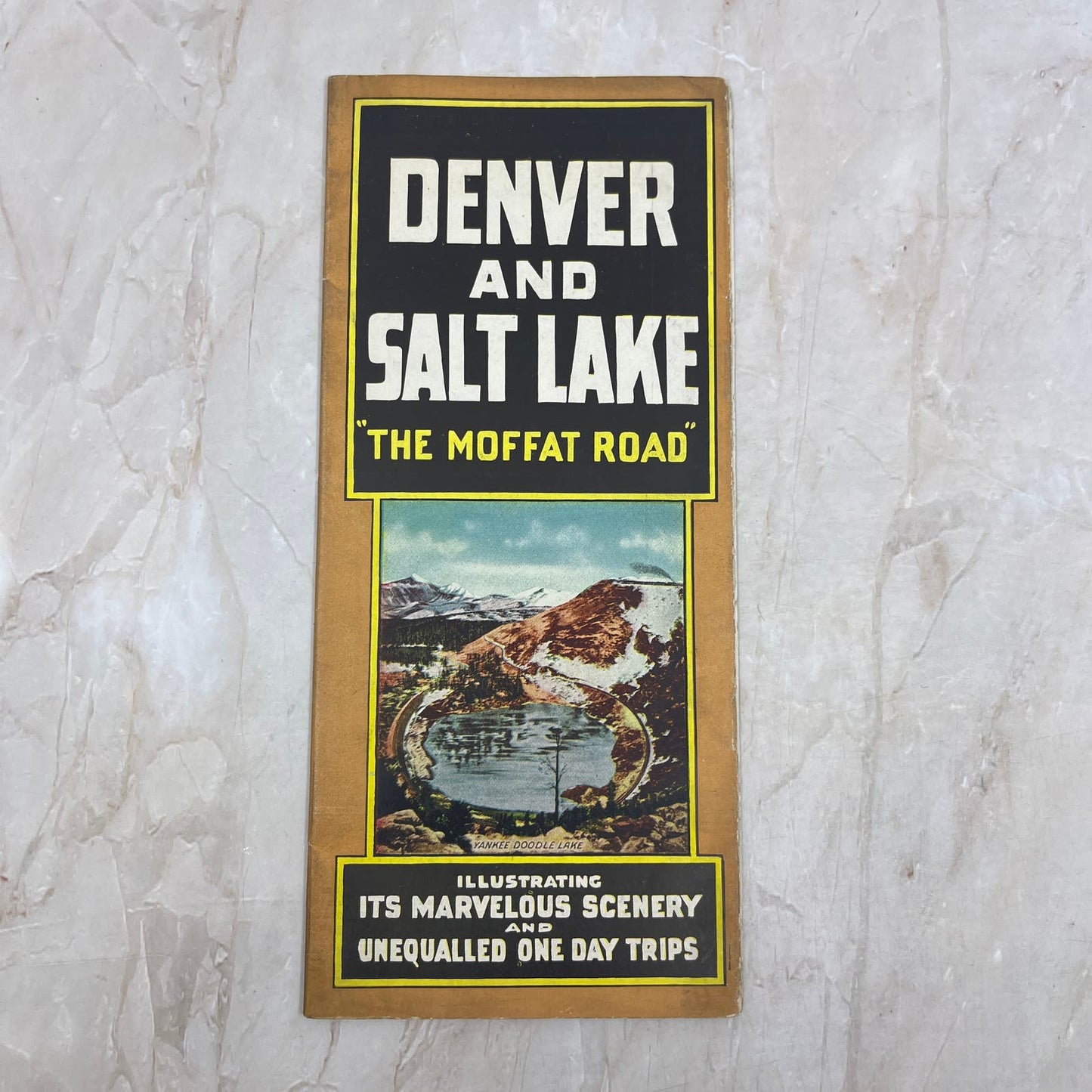 1915 Denver and Salt Lake City The Moffat Road Day Trips Travel Brochure TI8-S3