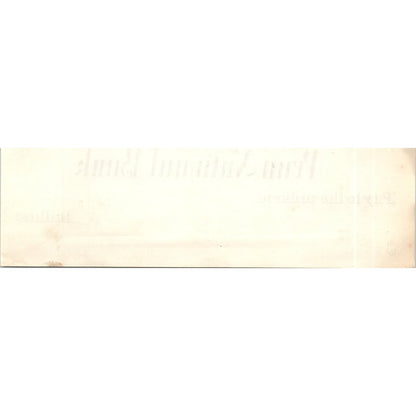 1880s Penn National Bank Reading PA Blank Bank Check AE7