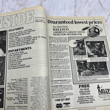 1984 Feb - Treasure Magazine - Treasure Hunting Metal Detecting Gold Coins M10