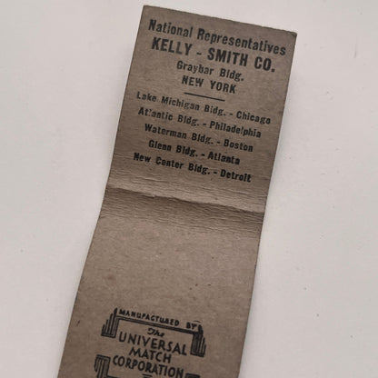 Harrisburg Patriot & Evening News Newspapers Vintage Matchbook Cover TB8-MB-4