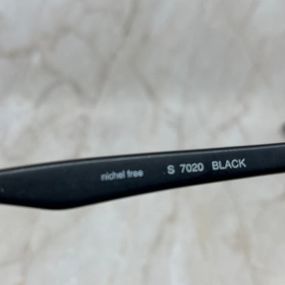 Revue Italy Black Metal & Acrylic Sunglasses Eyeglasses Frames TE9-G3-5