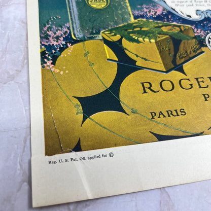 Fashions in Fragrance Roger & Gallet Parfumeurs Paris NY 1924 Magazine Ad FL6-11